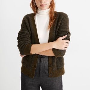 Madewell Short Kent Ex-Boyfriend Cardigan Sweater
